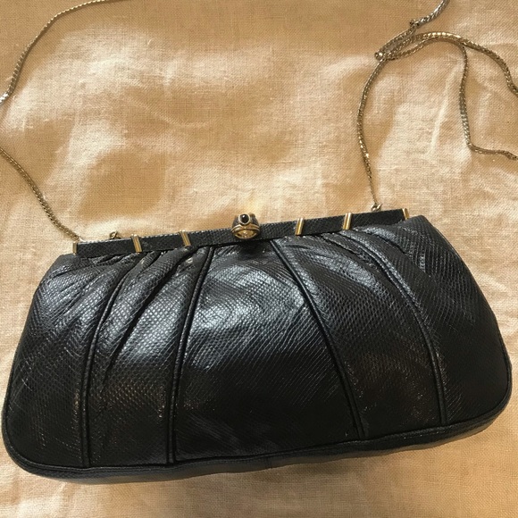 JUDITH LEIBER VINTAGE Karung Snakeskin Bag - Picture 6 of 14